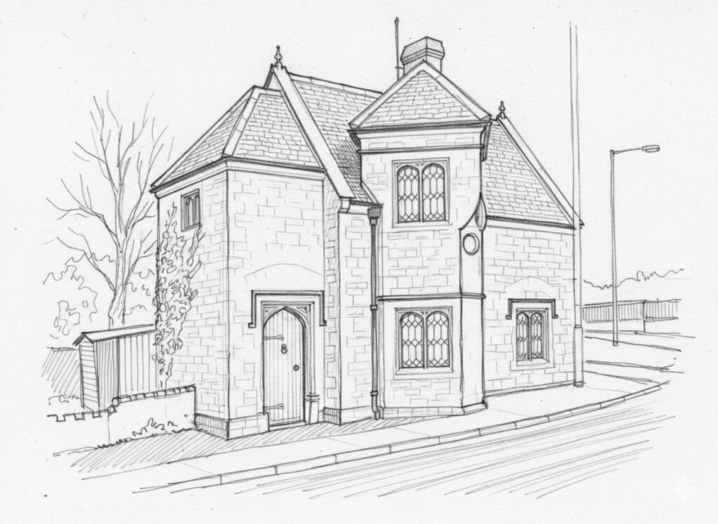 Things to draw - Yeovil Bridge Toll House - Sketch
