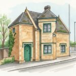 Draw Yeovil Bridge Toll House: Reference Photo, Sketch & Watercolor